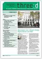 MeCCSA Three-D newsletter cover